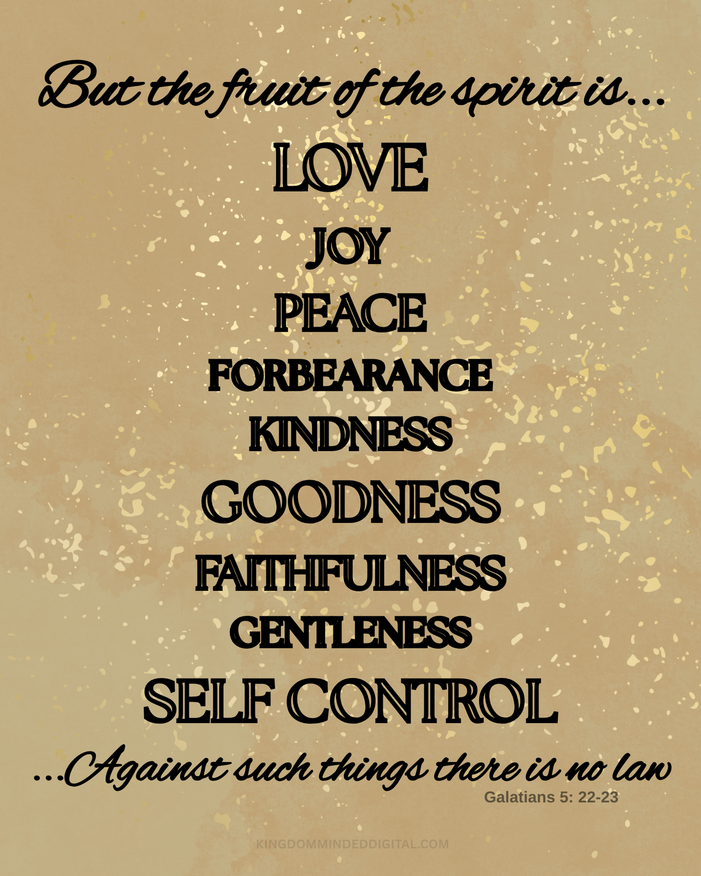 Fruit of The Spirit Digital Art